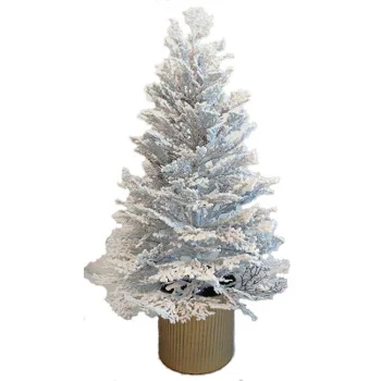 Novogodišnja jelka Snežana u saksiji 90cm Novogodišnja jelka Snežana u saksiji 90cm